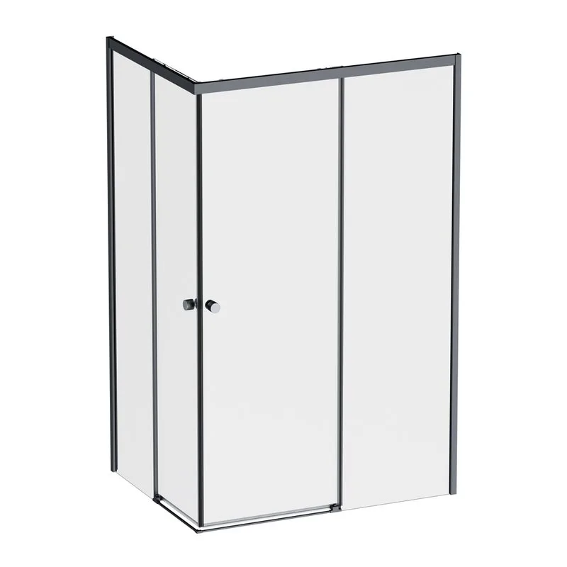 Душевой уголок AM.PM X-Joy W94G-403-12090-BТ 120х90 см, профиль черный матовый Sancos — официальный сайт