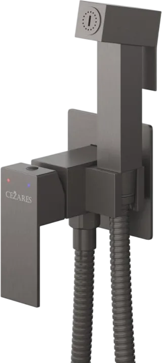Гигиенический душ Cezares Slider SLIDER-DIF-GM С ВНУТРЕННЕЙ ЧАСТЬЮ, оружейная сталь Sancos — официальный сайт