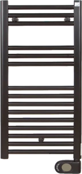 Полотенцесушитель электрический Zehnder Aura PBEBZ-080-040/MQ RAL 9005 matt 80x40 черный Sancos — Оригинал