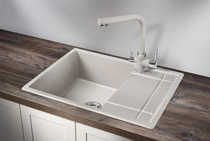 Мойка кухонная Granula 6501, базальт Sancos — официальный сайт