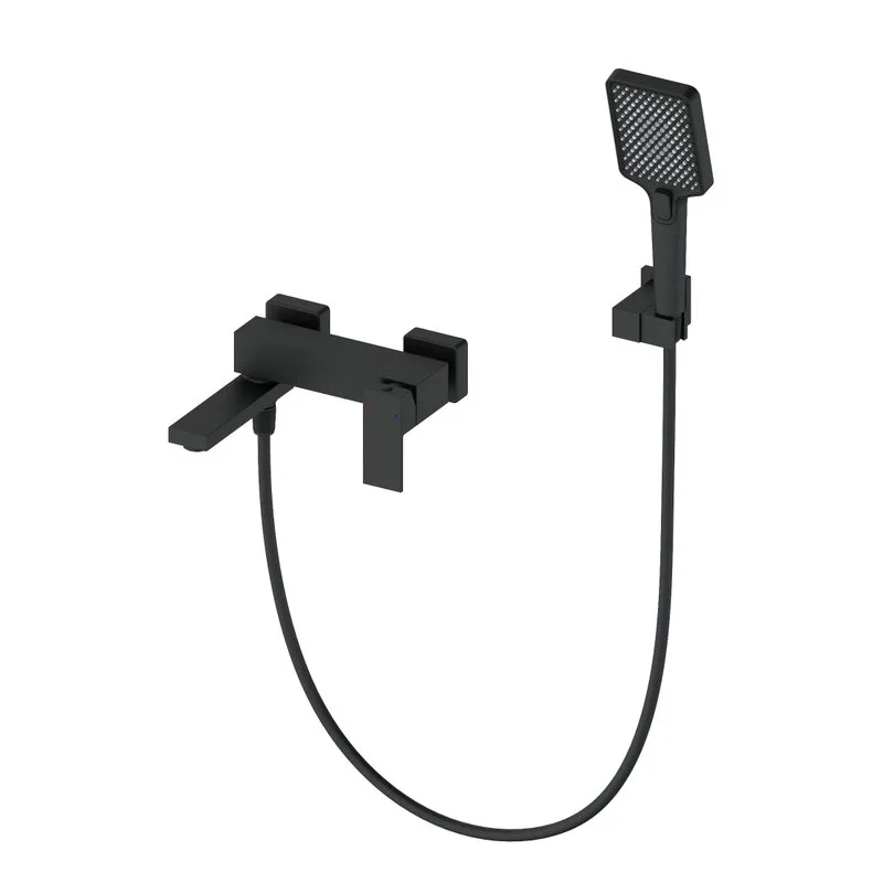 Смеситель для ванны с душем Wonzon & Woghand WW-88639016-MB, матовый черный Sancos — официальный сайт