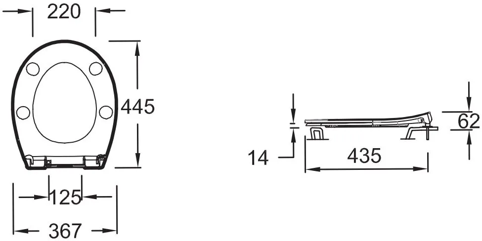 Крышка-сиденье Jacob Delafon Patio E23157-00 с микролифтом Sancos — официальный сайт