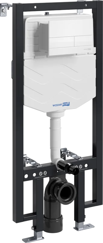 Система инсталляции для унитазов Wasserkraft Vils 56TLT.010.ME.WM04, с кнопкой смыва матовой белой Sancos — официальный сайт