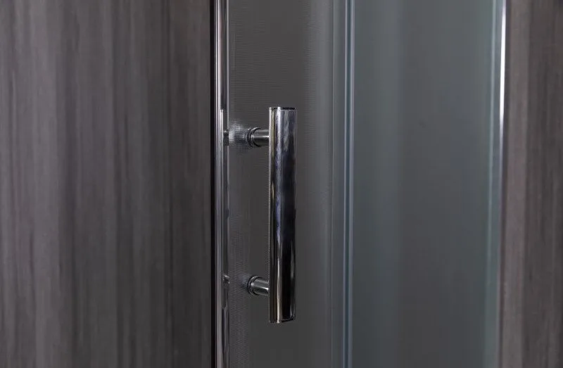 Душевой уголок Esbano ESR-8005 80х80 см, профиль хром, стекло рифленое Sancos — официальный сайт