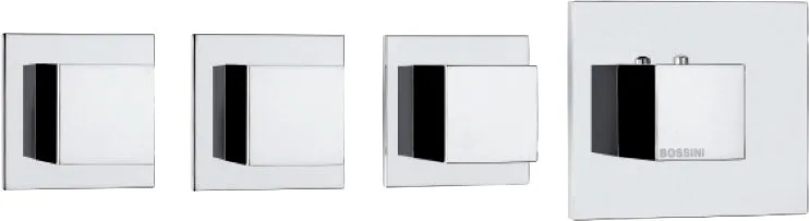 Термостатический смеситель встраиваемый Bossini Cube 3 Outlets LP Z032205 для ванны с душем, хром Sancos — официальный сайт