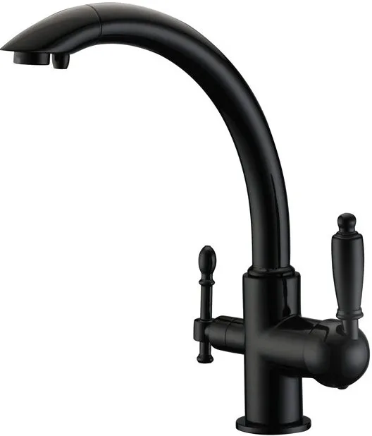 Смеситель для кухни Zorg Clean Water ZR 314 YF-33 black Sancos — официальный сайт