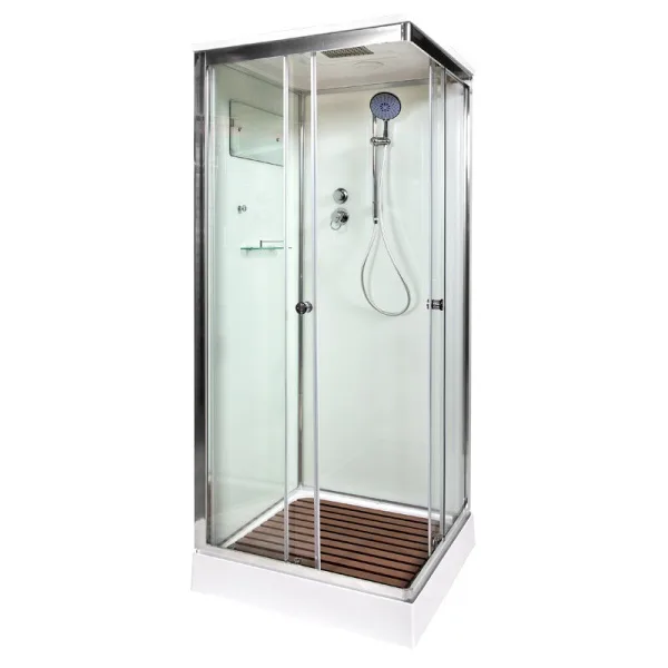 Душевая кабина DTO K401S 100х100, профиль хром, стекло прозрачное Sancos — Оригинал