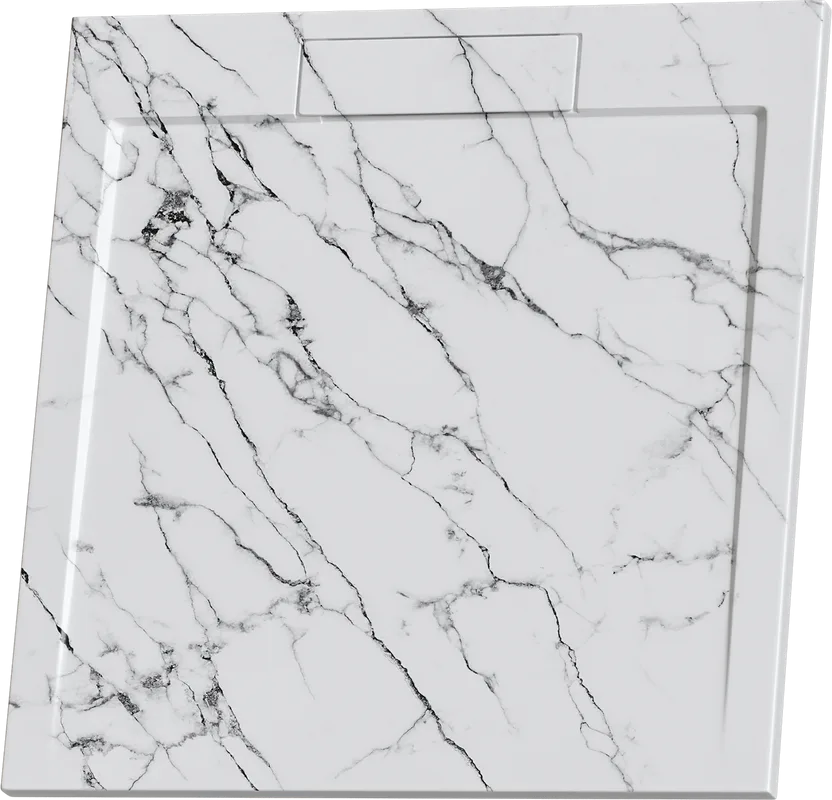 Поддон для душа RGW Stone Tray STL MW 80x80, белый мрамор Sancos — официальный сайт