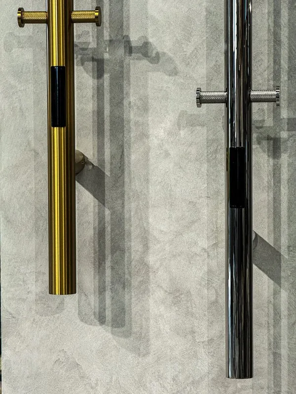 Полотенцесушитель электрический Boheme Uno 726-GM 150x12, gun metal Sancos — официальный сайт