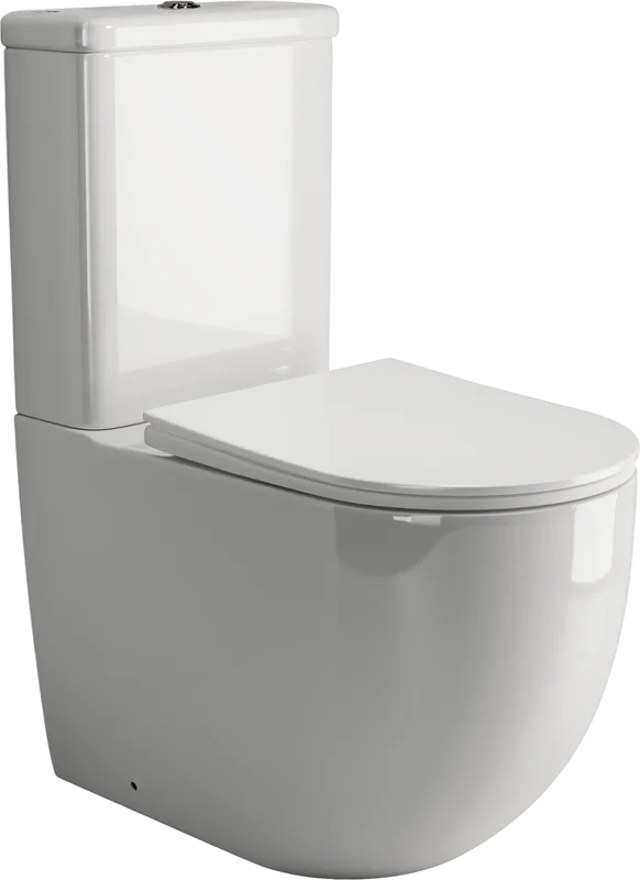 Унитаз-компакт напольный Ceramicanova Mia Rimless CN1801 Sancos — официальный сайт