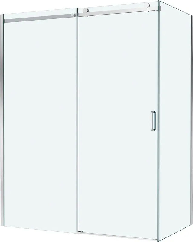 Душевой уголок BelBagno Soft Close-2 AH-1-160/100-C-Cr профиль хром Sancos — официальный сайт