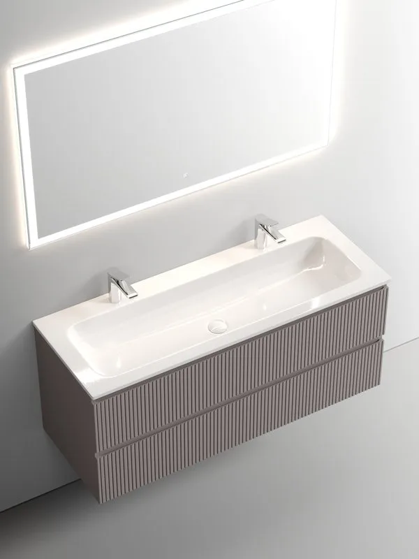 Тумба под раковину Sancos Snob T 120 подвесная Doha soft (пыльная роза), SNT120SM Sancos — официальный сайт