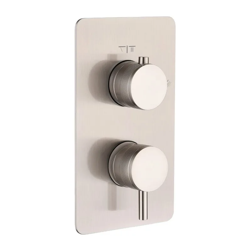 Встраиваемый смеситель Boheme Cell 135-2-NB, С ВНУТРЕННЕЙ ЧАСТЬЮ, nickel brush Sancos — официальный сайт