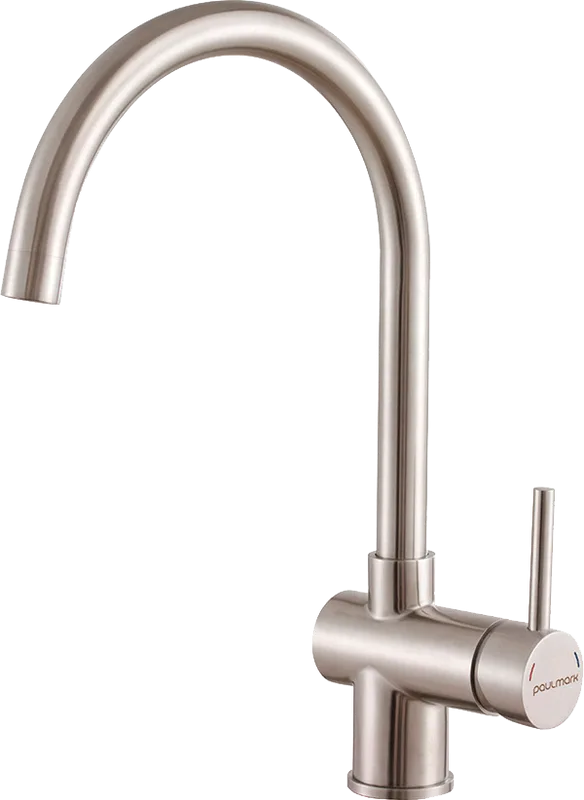 Смеситель для кухни Paulmark Bend Be212066-SS Sancos — официальный сайт