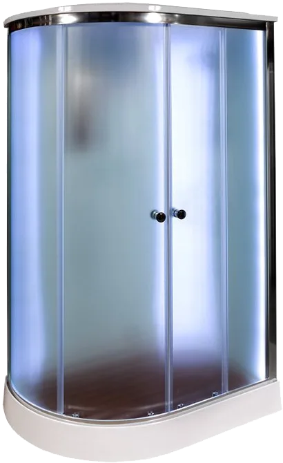 Душевая кабина DTO D102SR 120х80, LED, профиль хром, стекло матовое Sancos — официальный сайт