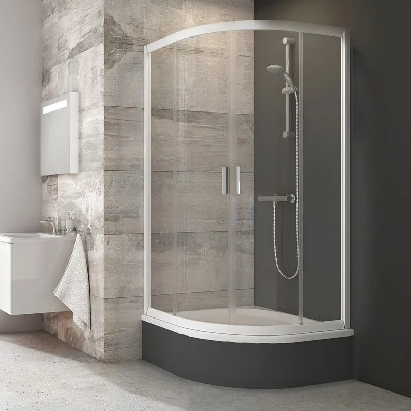 Душевой уголок Ravak Blix BLCP4-90 Sabina Transparent, профиль белый Sancos — официальный сайт
