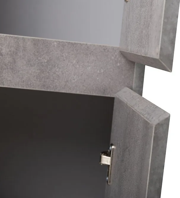 Шкаф-пенал для ванной BelBagno Kraft R cemento grigio Sancos — официальный сайт