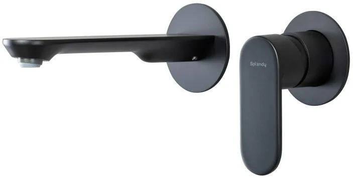 Смеситель для раковины Splendy Rest RE201190UK2BM, С ВНУТРЕННЕЙ ЧАСТЬЮ, черный матовый Sancos — официальный сайт