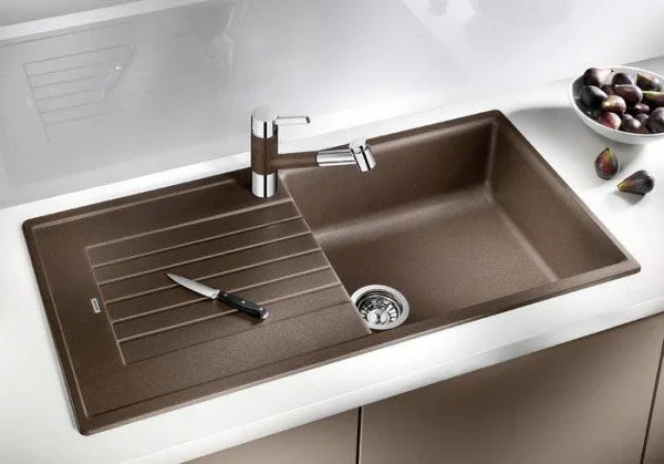 Мойка кухонная Blanco Zia XL 6S 517577 кофе Sancos — официальный сайт