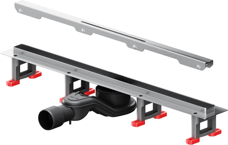 Душевой трап (лоток) AM.PM MasterFlow Slim line 60 см, сталь матовая Sancos — официальный сайт