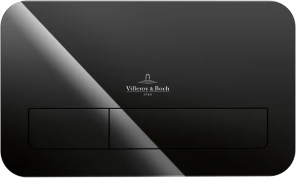 Кнопка смыва Villeroy & Boch Viconnect 922400RB черная глянцевая