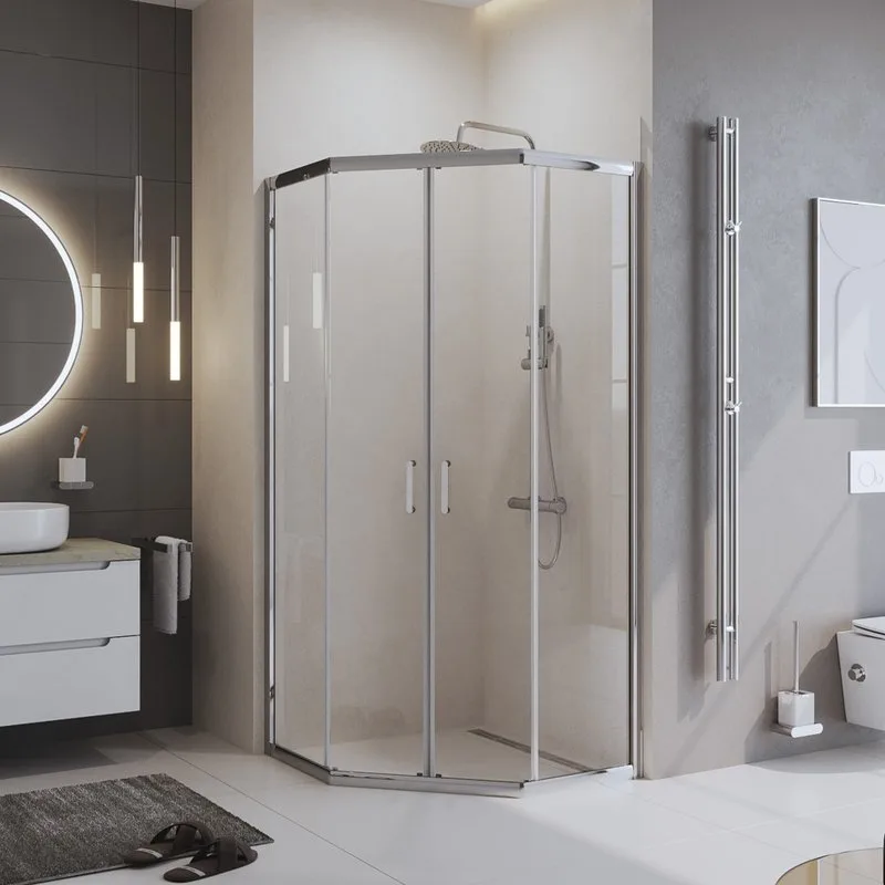 Душевой уголок BelBagno Uno -195 P 2 100 C Cr Sancos — официальный сайт
