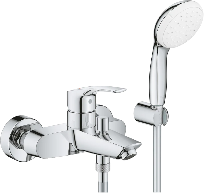 Смеситель для ванны с душем Grohe Eurosmart 33302003 Sancos — официальный сайт