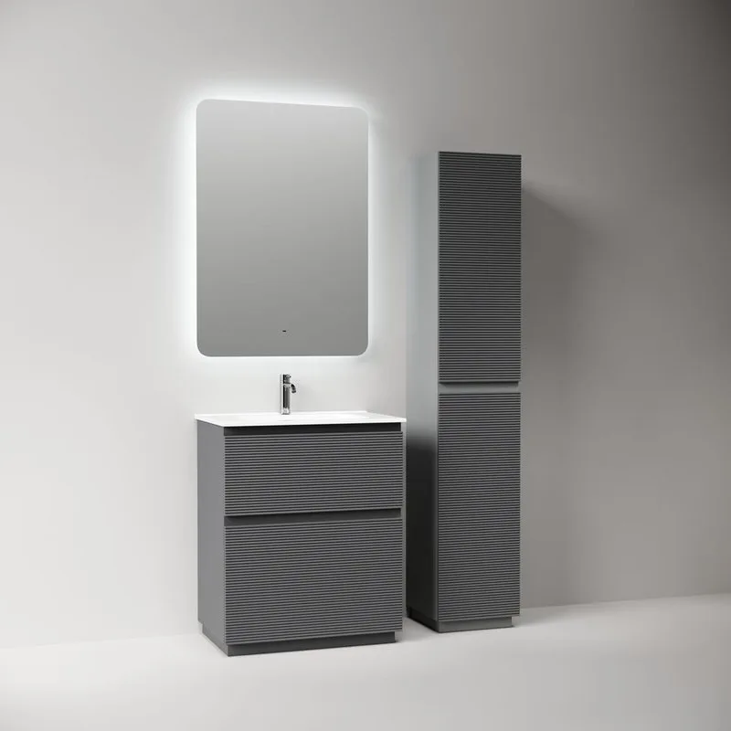 Тумба под раковину Sancos Folk Floor 70 напольная Grey soft (темно-серый), FL70FGS Sancos — официальный сайт