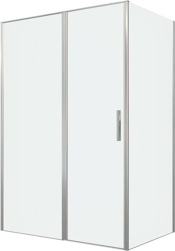 Душевой уголок Allen Brau Priority 140x90, профиль серебро браш, стекло прозрачное Sancos — официальный сайт