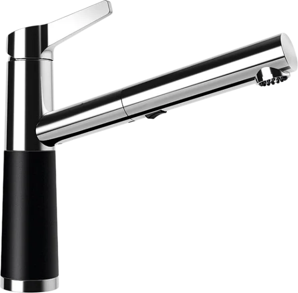 Смеситель для кухни Schock Cristadur SC-510-D выдвижной излив, пуро Sancos — Оригинал
