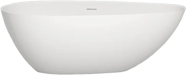 Ванна из искусственного камня Salini Paola In S-Stone 170x80 см, отдельностоящая, матовая белая, ова Sancos — Оригинал