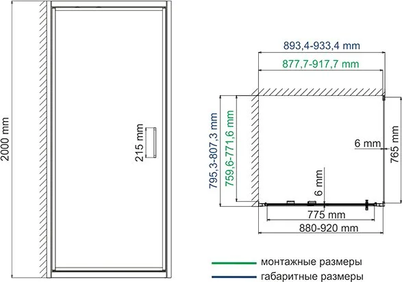 Душевой уголок Wasserkraft Salm 27I20 90x80 см Sancos — официальный сайт