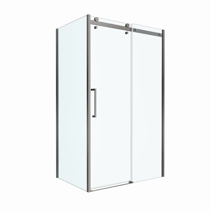 Душевой уголок BelBagno Marino 2 AH-1-110/80-C-GM 110x80, профиль оружейная сталь, стекло прозрачное Sancos — официальный сайт
