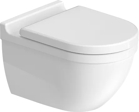 Унитаз подвесной Duravit Starck 3 2225090000 63890000 с микролифтом, глянцевый белый Sancos — Оригинал