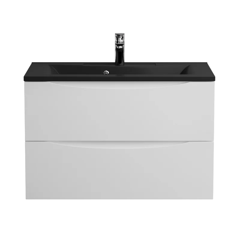 Тумба под раковину без столешницы BelBagno Marino 80 bianco lucido, подвесная Sancos — официальный сайт