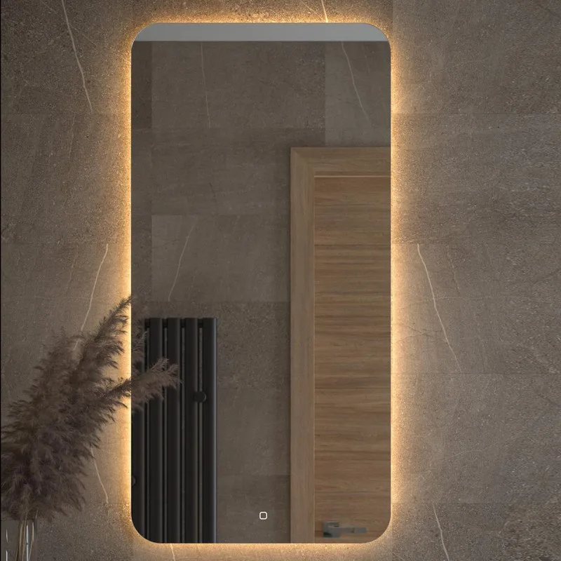 Зеркало Defesto Opti DF 2818S 60х120 с LED-подсветкой, 3000К, сенсорный выключатель