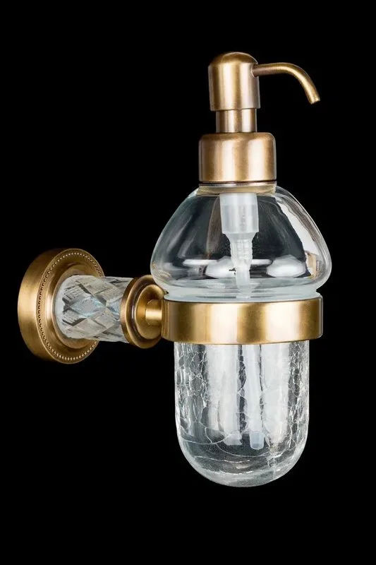 Дозатор Boheme Murano Cristal 10912-CRST-BR бронза Sancos — официальный сайт
