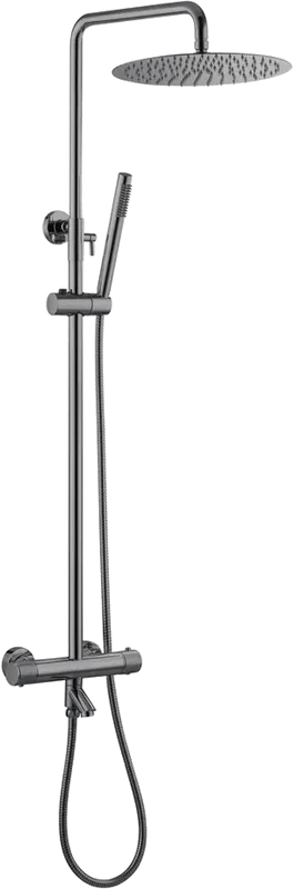 Душевая стойка Boheme Uno 468-T-SGM, shine gun metal Sancos — официальный сайт