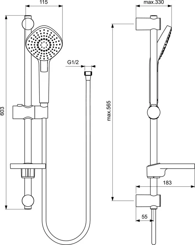 Комплект для ванной Ideal Standard Ceraplan III BD005AA Sancos — официальный сайт