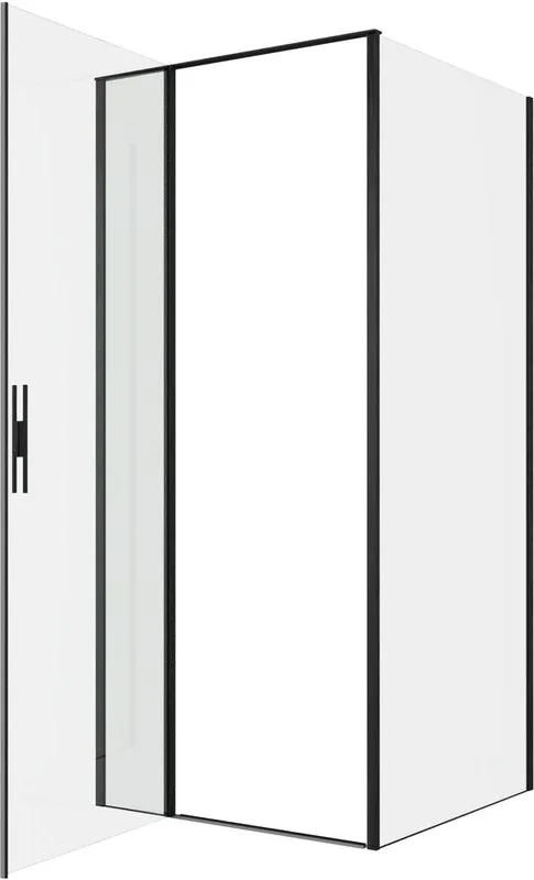 Душевой уголок Allen Brau Priority 90x90, профиль черный браш, стекло прозрачное Sancos — официальный сайт