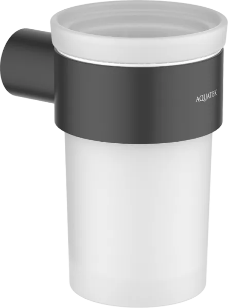 Стакан AQUATEK Лира AQ4427MB матовый черный