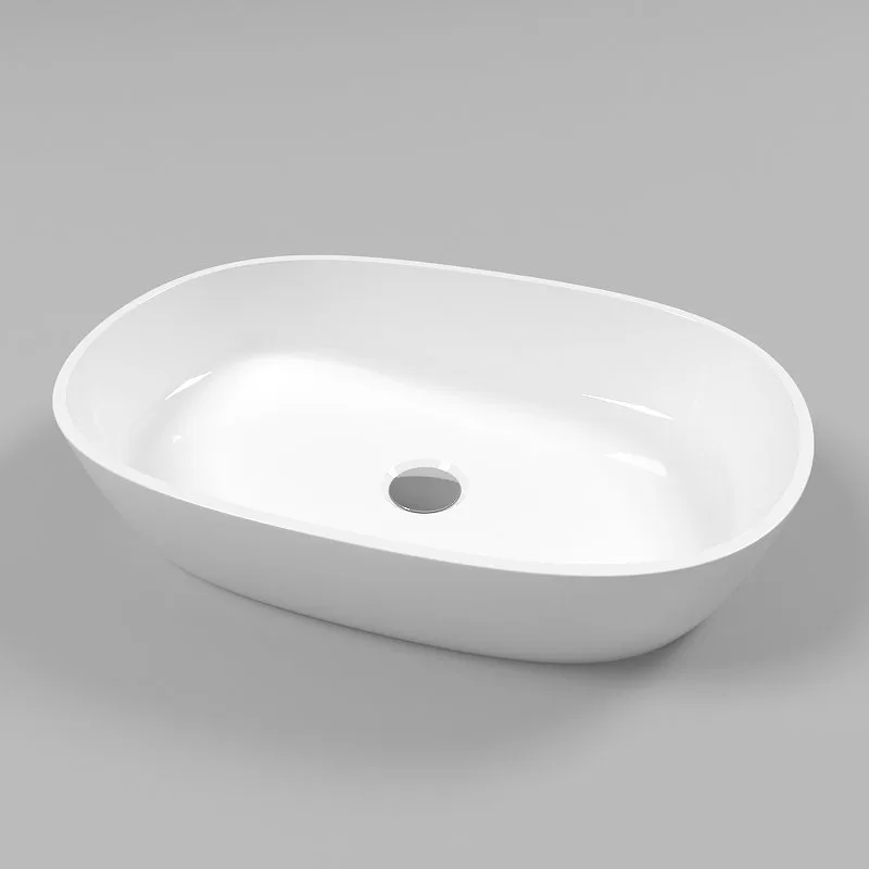 Накладная раковина WHITECROSS Opal 0709.056038.100 56 см, белый глянец Sancos — официальный сайт