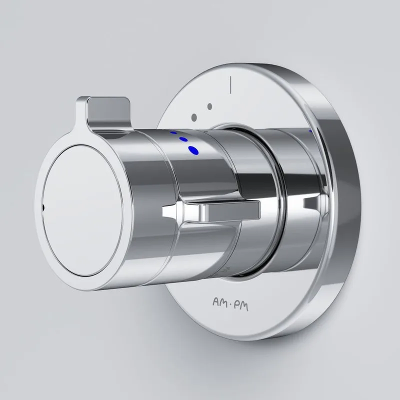 Термостатический смеситель встраиваемый AM.PM X-Joy F85A65600 С ВНУТРЕННЕЙ ЧАСТЬЮ, хром Sancos — официальный сайт