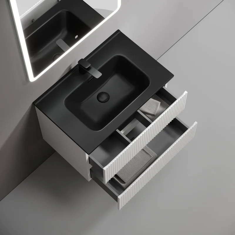 Тумба с раковиной Sancos Snob R 70 bianco, раковина CN7007MB Sancos — официальный сайт