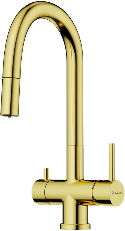 Смеситель для кухни Omoikiri Akita-S LG light gold Sancos — официальный сайт