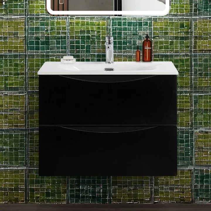 Тумба под раковину без столешницы BelBagno Marino-cer-n 70 подвесная, nero lucido Sancos — официальный сайт