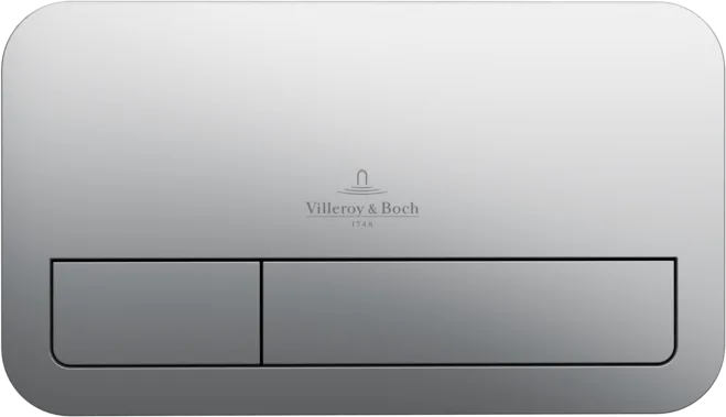 Кнопка смыва Villeroy & Boch Viconnect 9224 9069 матовый хром Sancos — официальный сайт