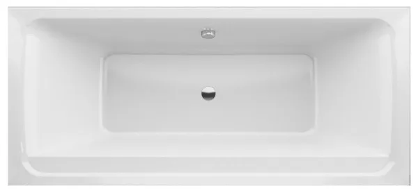 Акриловая ванна ALBA SPA Barselona 2.0 без опоры 170x75 см, пристенная, белая Sancos — Оригинал