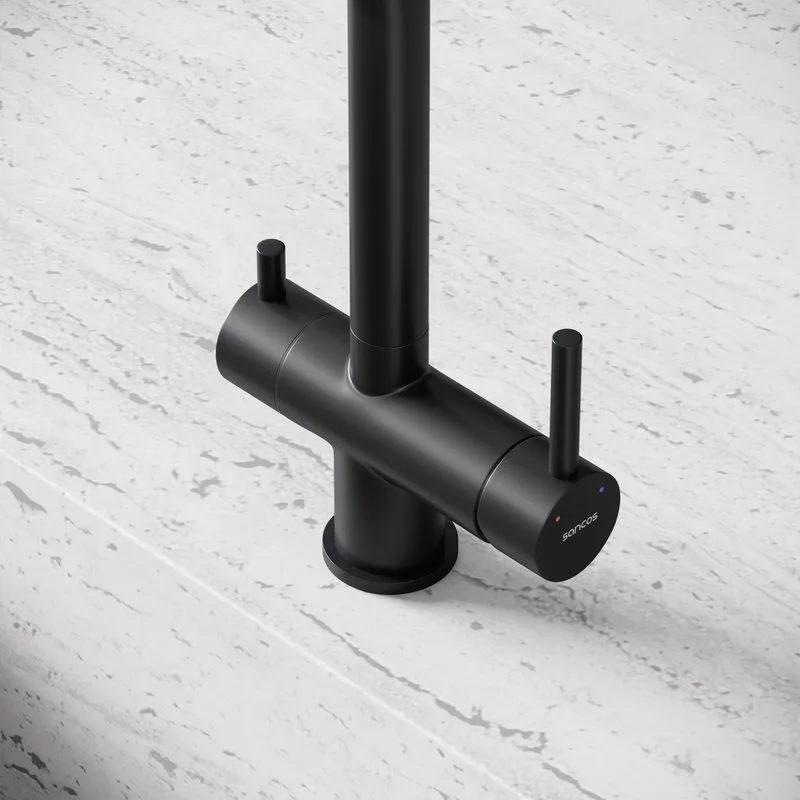 Смеситель для кухни Sancos Foster SC4014MB под фильтр, черный матовый Sancos — официальный сайт