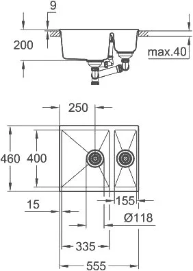 Мойка кухонная Grohe K500 31648AP0 Sancos — официальный сайт
